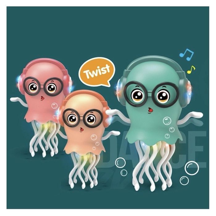 Играчка танцуваща медуза със звук и светлини