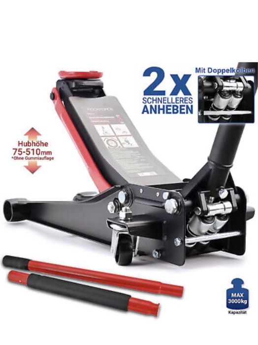 Крик крокодил нископрофилен, 3 тона, ROCKFORCE с 2 Помпи