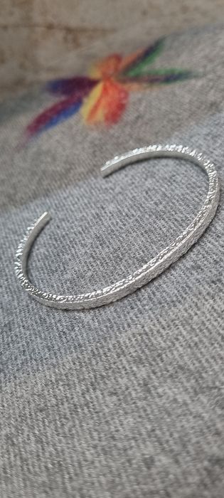 Nou!Bratara argint model fix deosebita