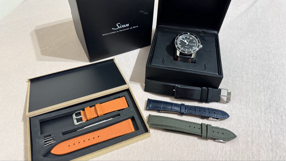 Sinn 104 St Sa I – Ceas pilot automatic day-date safir AR 20 bar 41mm