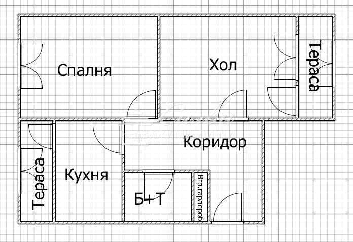 Двустаен ТУХЛЕН апартамент - кв. Болница! - снимка 13