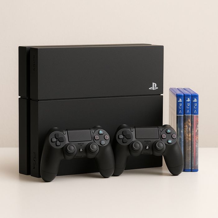 Ps4 FAT 500GB-отличное состояние,2 геймпада,готов к игре!