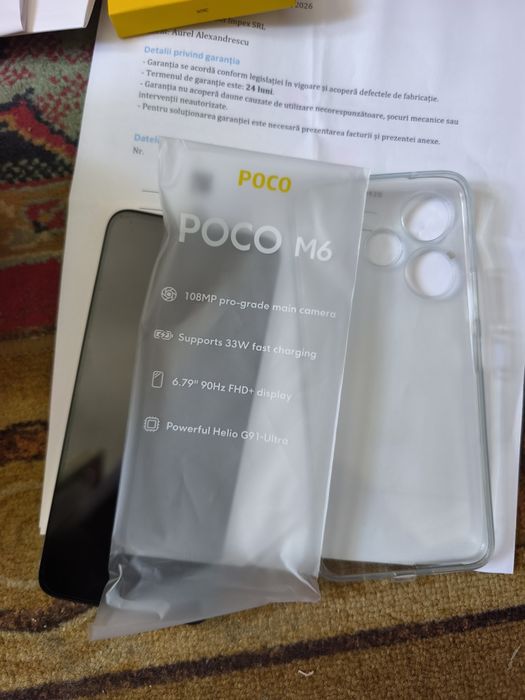 Vând telefon Poco m6 4g 128g memorie