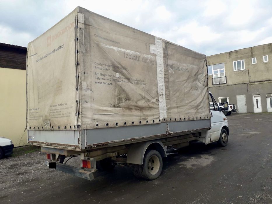 Mercedes sprinter 2.2 diesel 130cp punte cu roti dublu camioneta prelata 3,5t cat. B