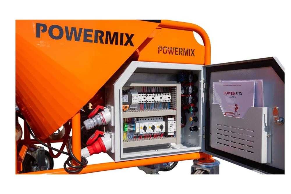 Masina , pompa de tencuit powermix alpha 380v, Vindem în RATE !