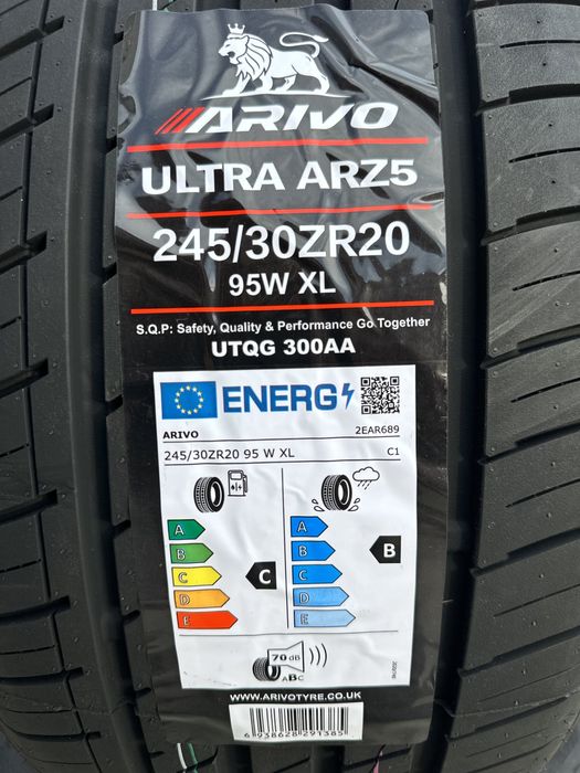 Нови летни гуми ARIVO ULTRA ARZ5 245/30R20 95W XL НОВ DOT