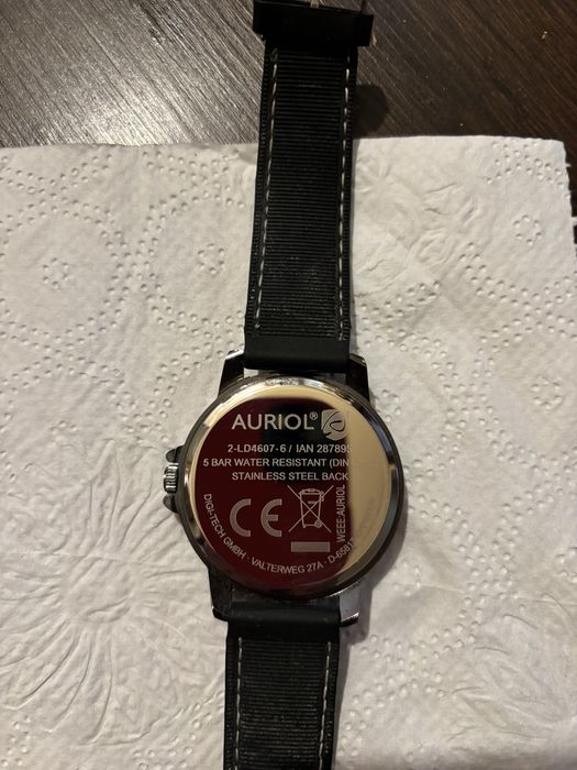 Vand ceas Auriol mare barbatesc