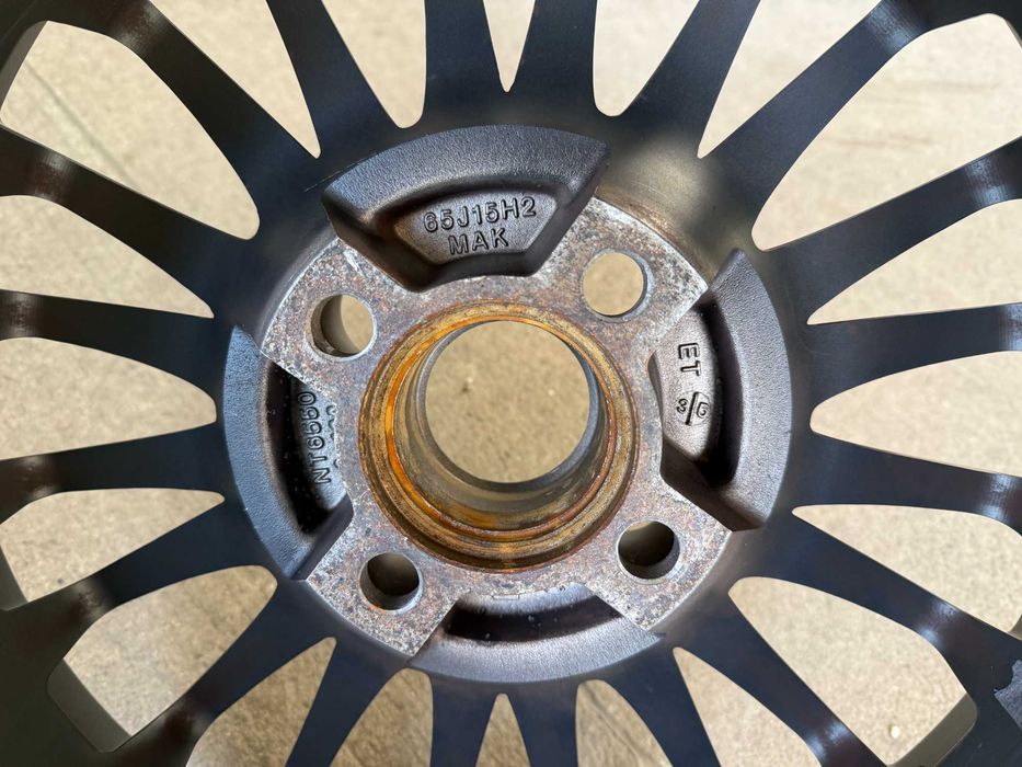 4 бр. алуминиеви джанти MAK 15" 4x100 , централен отвор 72, ET35, 6.5J
