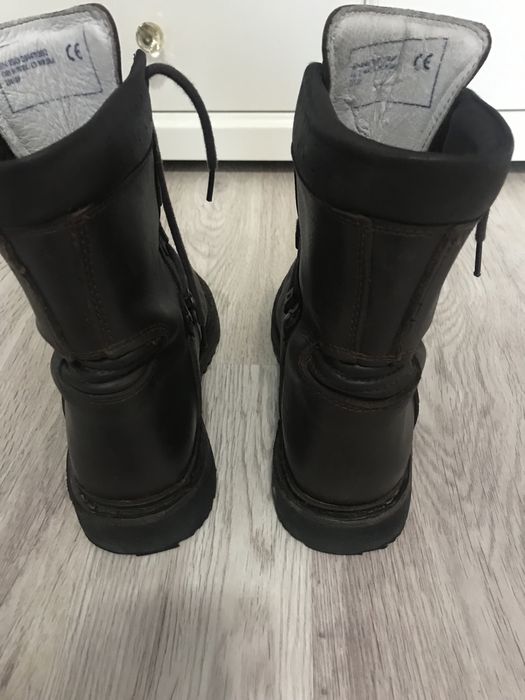 Bocanci militari piele maro