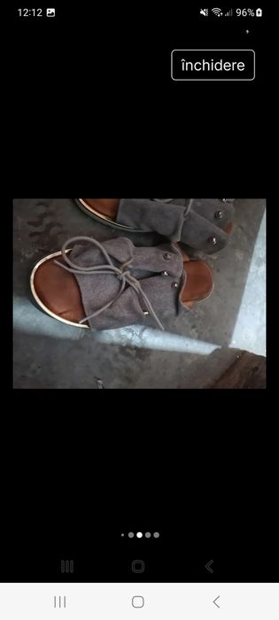 Papuci vitange piele