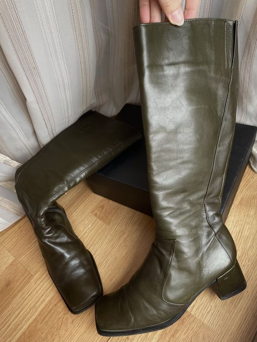 Cizme din piele naturala blanite