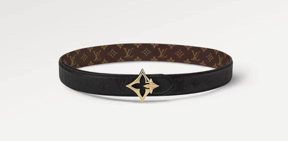 LV дамски двулицев колан от естествена телешка кожа New Season