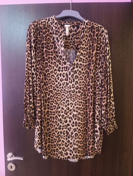 Рокля с тигров принт H&M