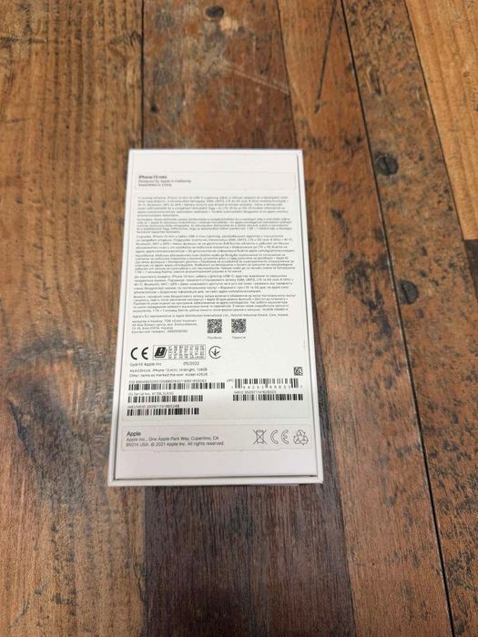 iPhone 13 mini 128 gigabytes.