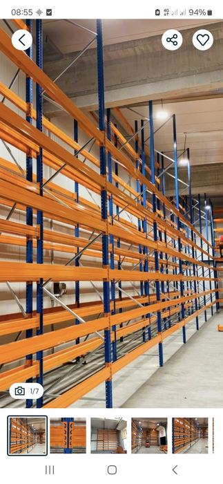 Raft metalic pentru paleti