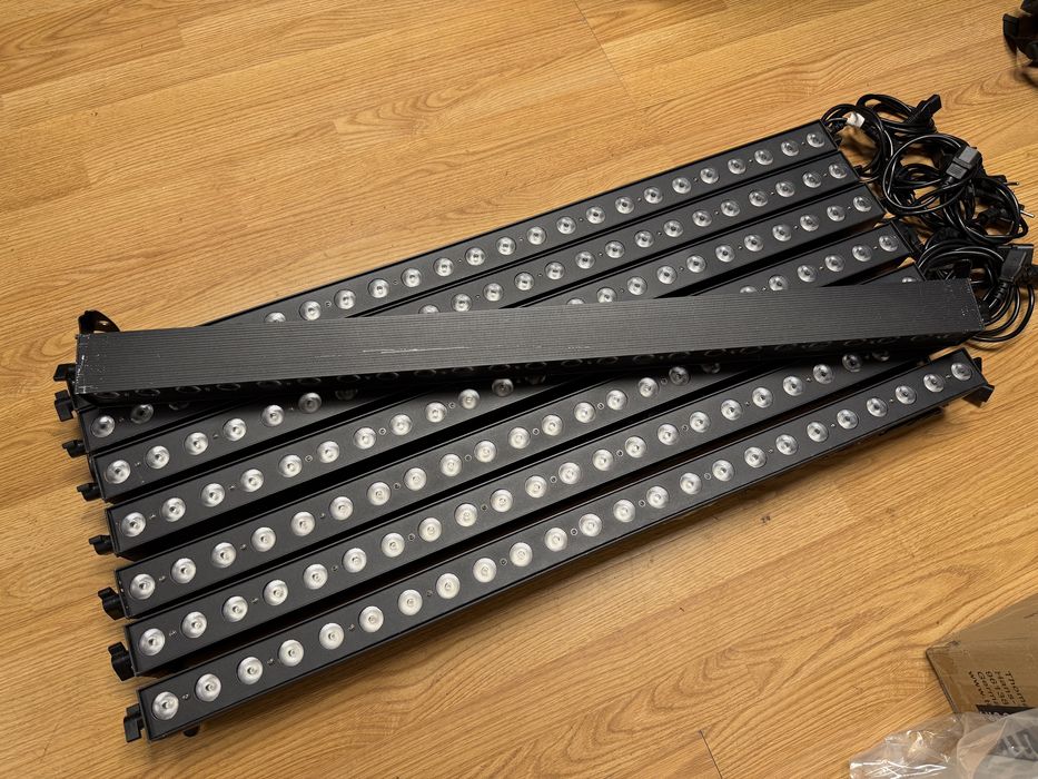 Set 8 bare LED RGB X-Craft KT-401, DMX, DJ / scenă