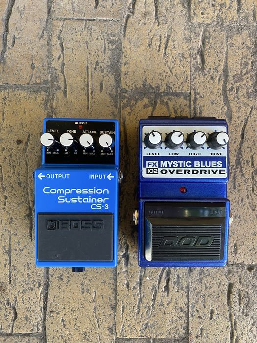 DOD Mystic Blues / Boss CS-3 Compression Sustainer