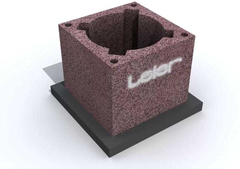 Cos ceramic ventilat LEIER LSK, varianta Premium,20cm/6m,CU transport