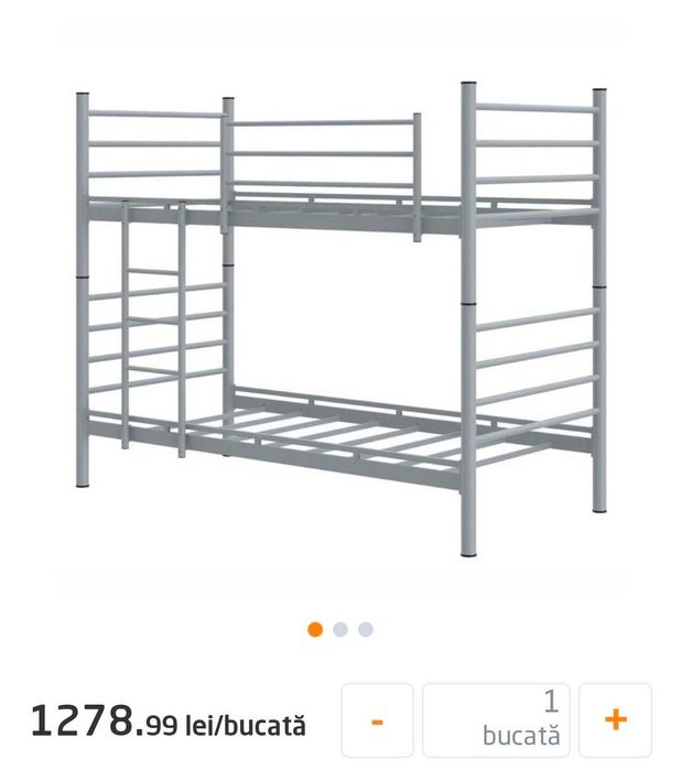 Pat etajat cu saltele