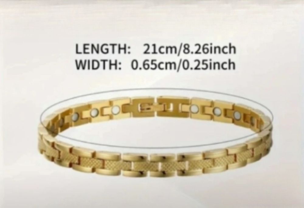 Изящна дамска магнитна гривна от титаниева стомана Меркатор