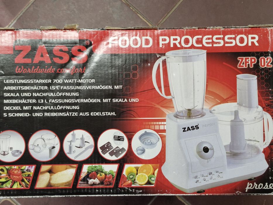 Vând Robot de bucătărie nou ZASS ZFP 02