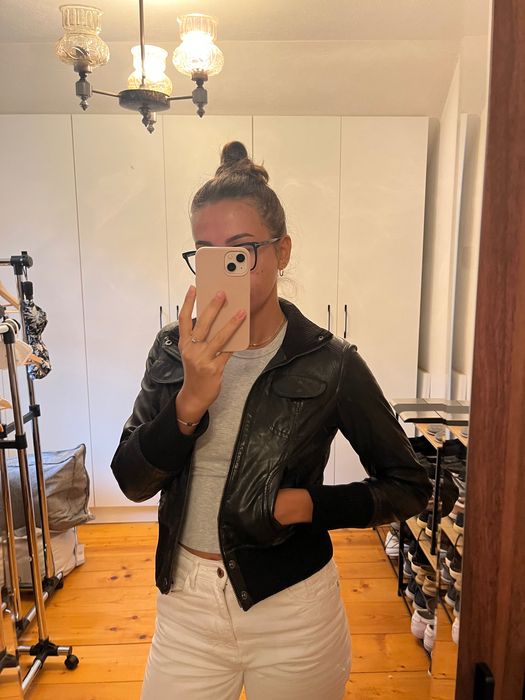 Geaca din piele adevarata