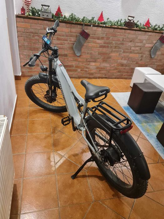 Bicicletă electrică Shengmilo S600, dual motor 2000W, baterie Samsung
