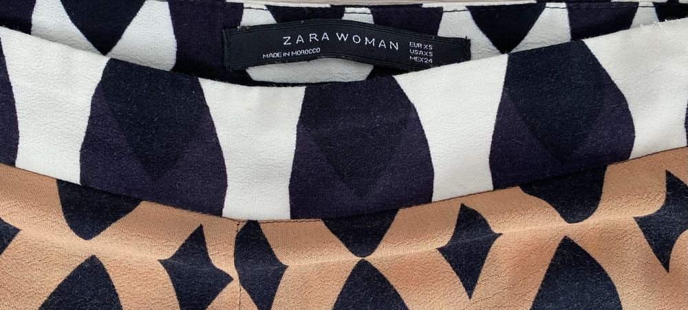 Zara летен панталон, жилетка , блуза размер XS