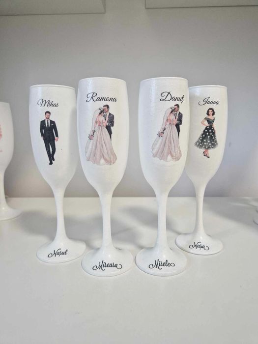 Pahare nunta botez personalizate