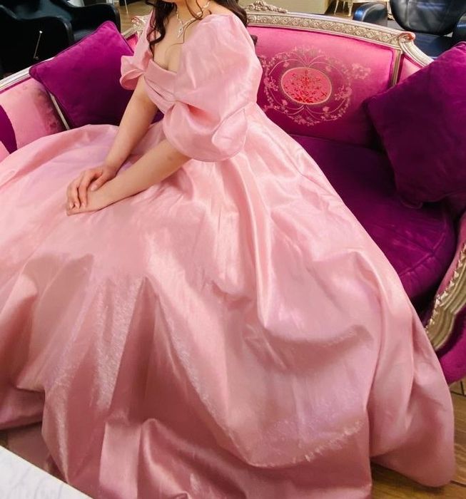 платье розовая для выпускного