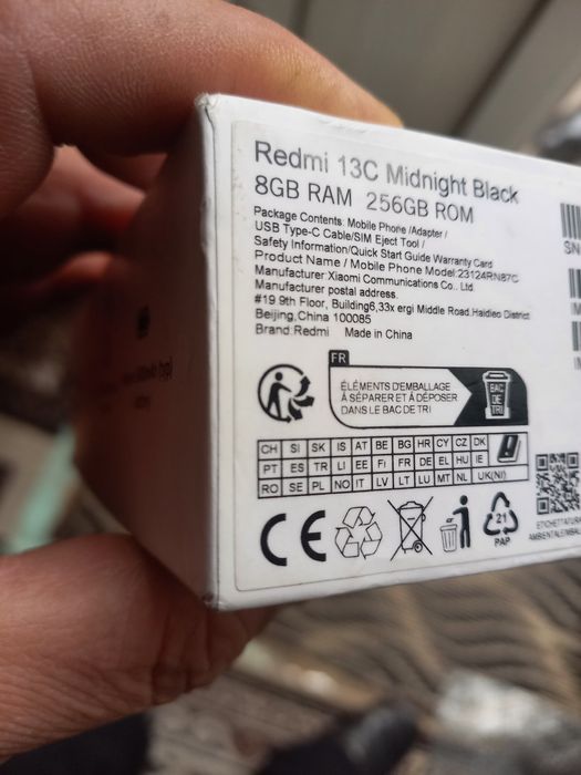 Redmi 13C holati ideal tiniq 256GB hotirasi 8GB aperativka karobka bor
