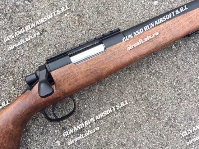 *SUPER ARMA* - PUSCA Cu Luneta Airsoft Manuala MODIFICATA!! Pe Arc ~~