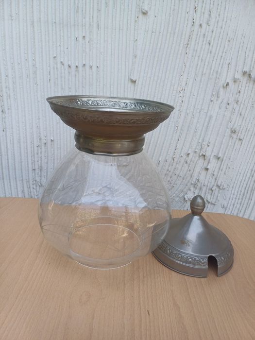 Vintage стъклен буркан