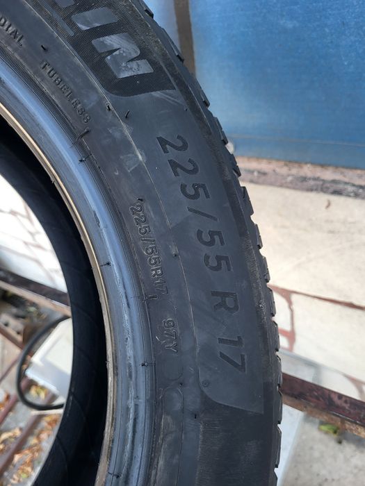 225 55 17 Michelin 2бр  всесезонни дот 22