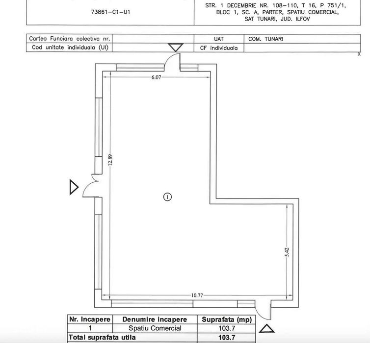 Spațiu Comercial de Inchiriat, 103mp+Grădină 43mp - CITY NORD