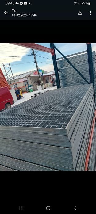 Grătare zincate 4mm grosime 4cm înălțime