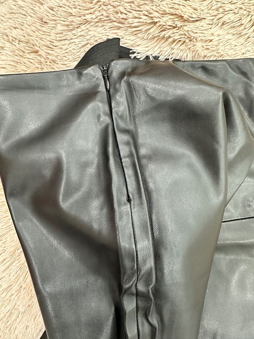 Черные Кожаные брюки