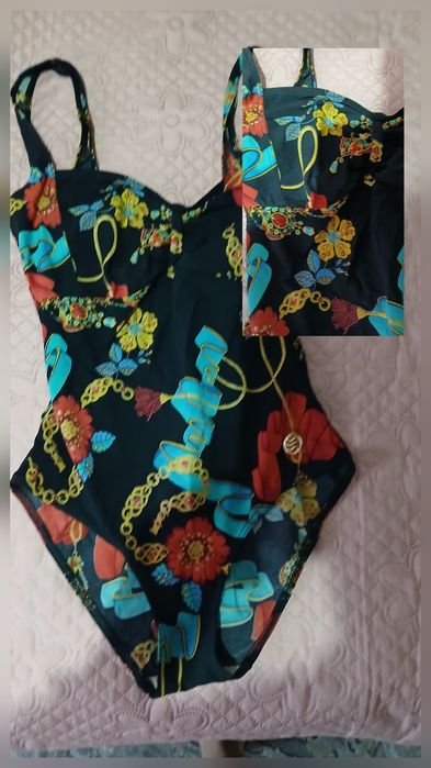 Costume de plaja caftan cu flori mar m rochita neagra de plaja m