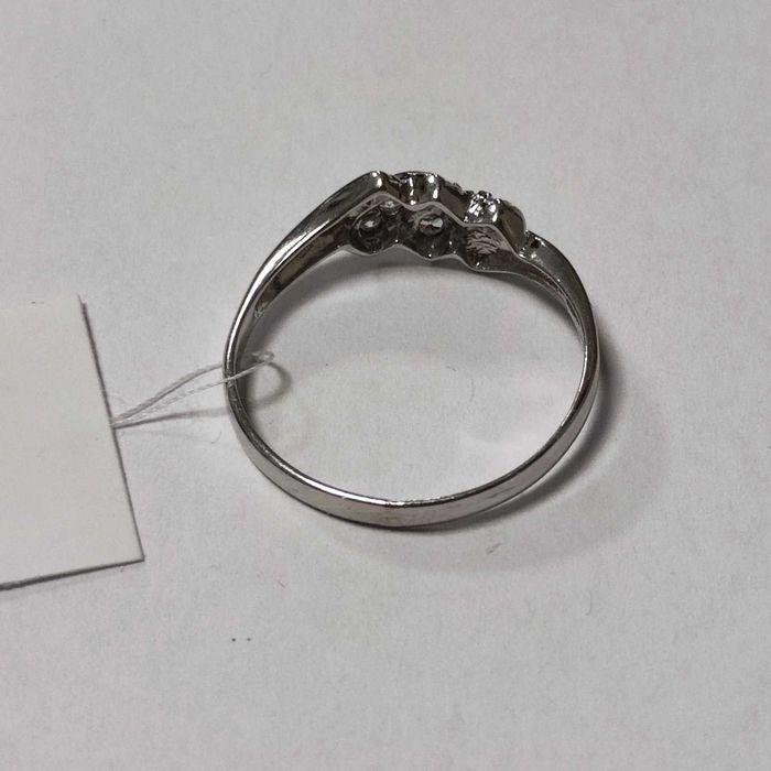 Златен пръстен 1.66гр.(бяло злато)