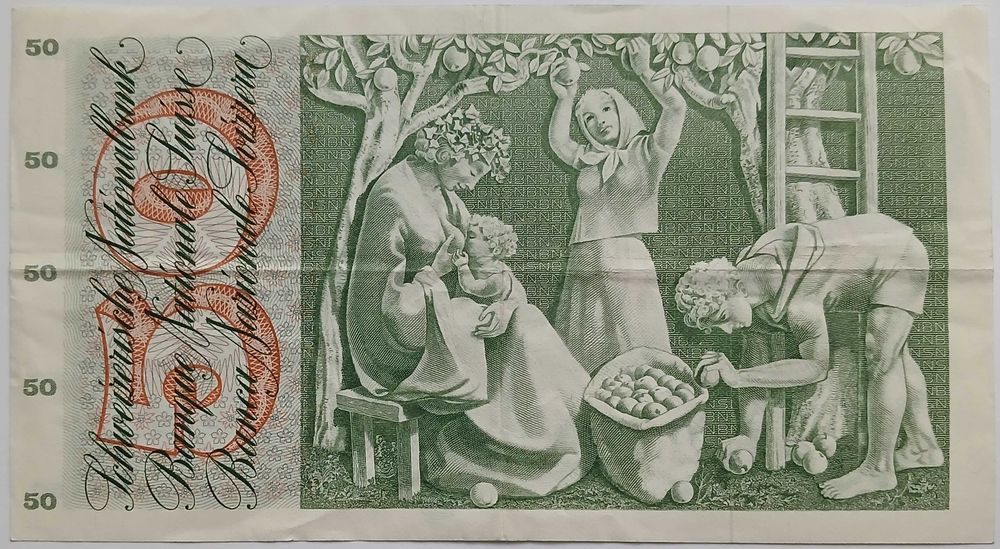Elvetia, 50 Francs 1973