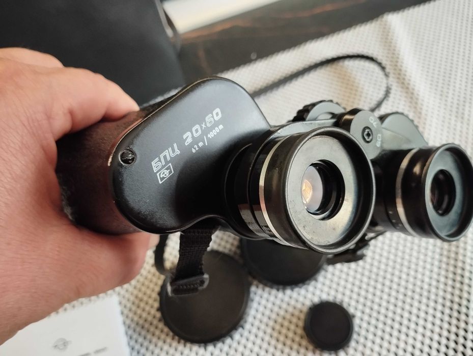 ПРОМО ТОП СЪВЕТСКИ Бинокъл-БПЦ 20х60 (ЗОМЗ, Первая генерация)