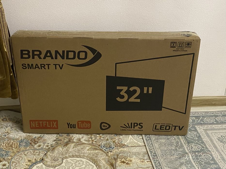 Brando 32 lik Smart Tv телевизор yangi televizor ochilmagan