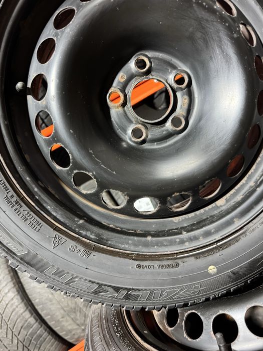 Jante/Anvelope de iarna 185/60 R15 Audi VW Skoda Seat