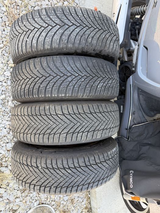 4бр. жел. джанти с тасове 15” 5 х 114.3 със зимни гуми  за Hyundai i30