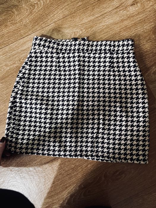 Юбка мини в клетку