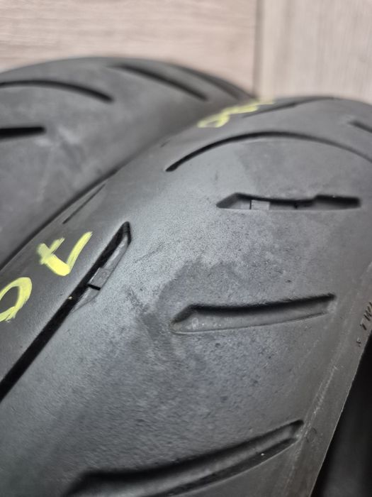 Set anvelope moto 120 70 17 cu 180 55 17 Metzeler Roadtec 02 dot 2024