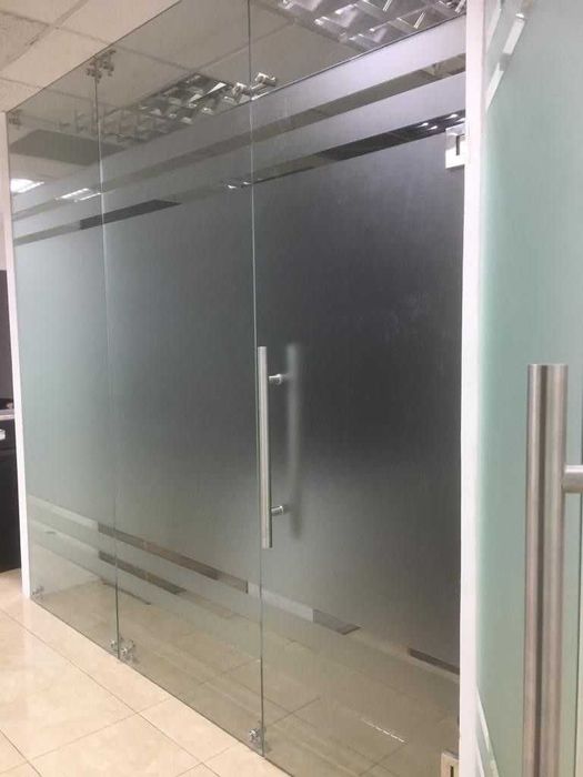 Aksiya! Ofis oynalariga tonirovka Tumanka Матовая пленка Туманка офиса