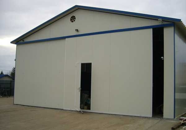 Casa Modulara si Garaje Auto din structura metalica si panou sandwich