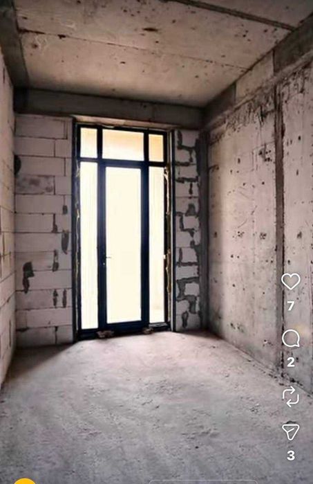 2/7/11 новый жк Глад хаус. Ул. Саракульская. 72м2. Черновая отделка