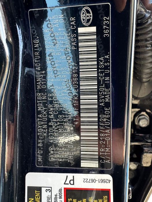 Продам Toyota Camry